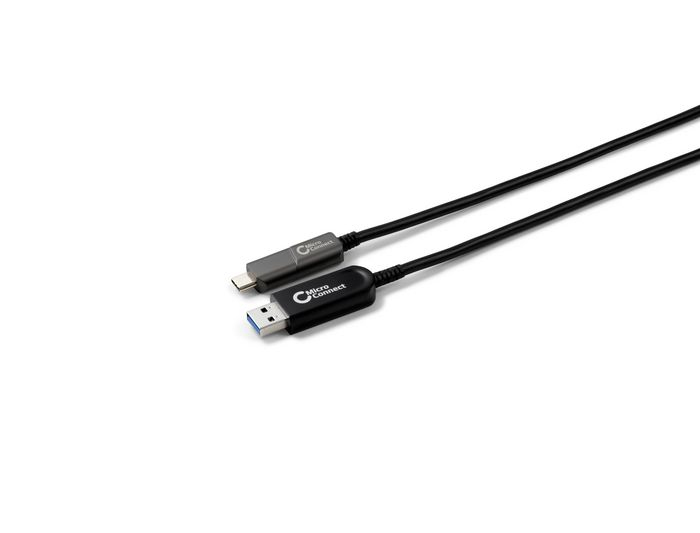 Microconnect USB3.1CA30OP USB cable 30 m USB 3.2 Gen 2 (3.1 Gen 2) USB C USB A Black