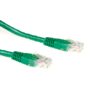ACT Groene 0,5 meter U/UTP CAT6A patchkabels met RJ45 connectoren