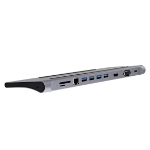 T'nB DOCKUSBC11 laptop dock & poortreplicator Bedraad USB 3.2 Gen 1 (3.1 Gen 1) Type-C Zilver
