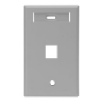Leviton 42080-1GS wall plate/switch cover Gray