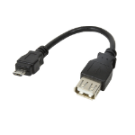 LogiLink AU0030 USB cable Micro-USB B USB A Black