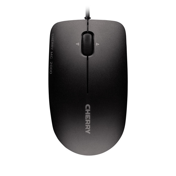 Image of CHERRY MC 2000 Corded Mouse with Tilt Wheel, Black, USB