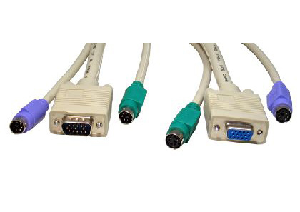 Cables Direct EX-664 KVM cable Grey 5 m