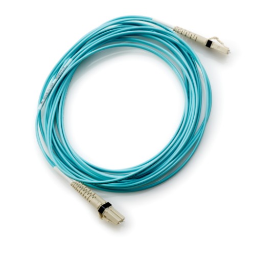 Hewlett Packard Enterprise Storage B-series Switch Cable 2m Multi-mode OM3 50/125um LC/LC 8Gb FC and 10GbE Laser-enhanced Cable 1 Pk fibre optic cable Blue