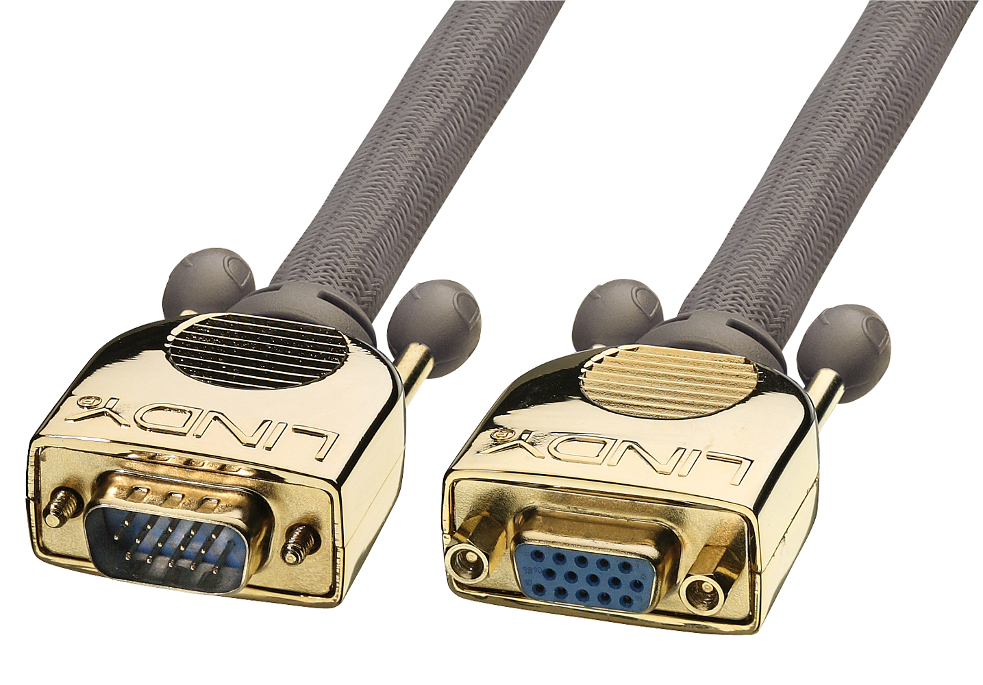 Lindy GOLD VGA Cable M/F 2m