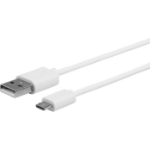 eSTUFF ES603007 USB cable USB 2.0 1 m USB A Micro-USB B White