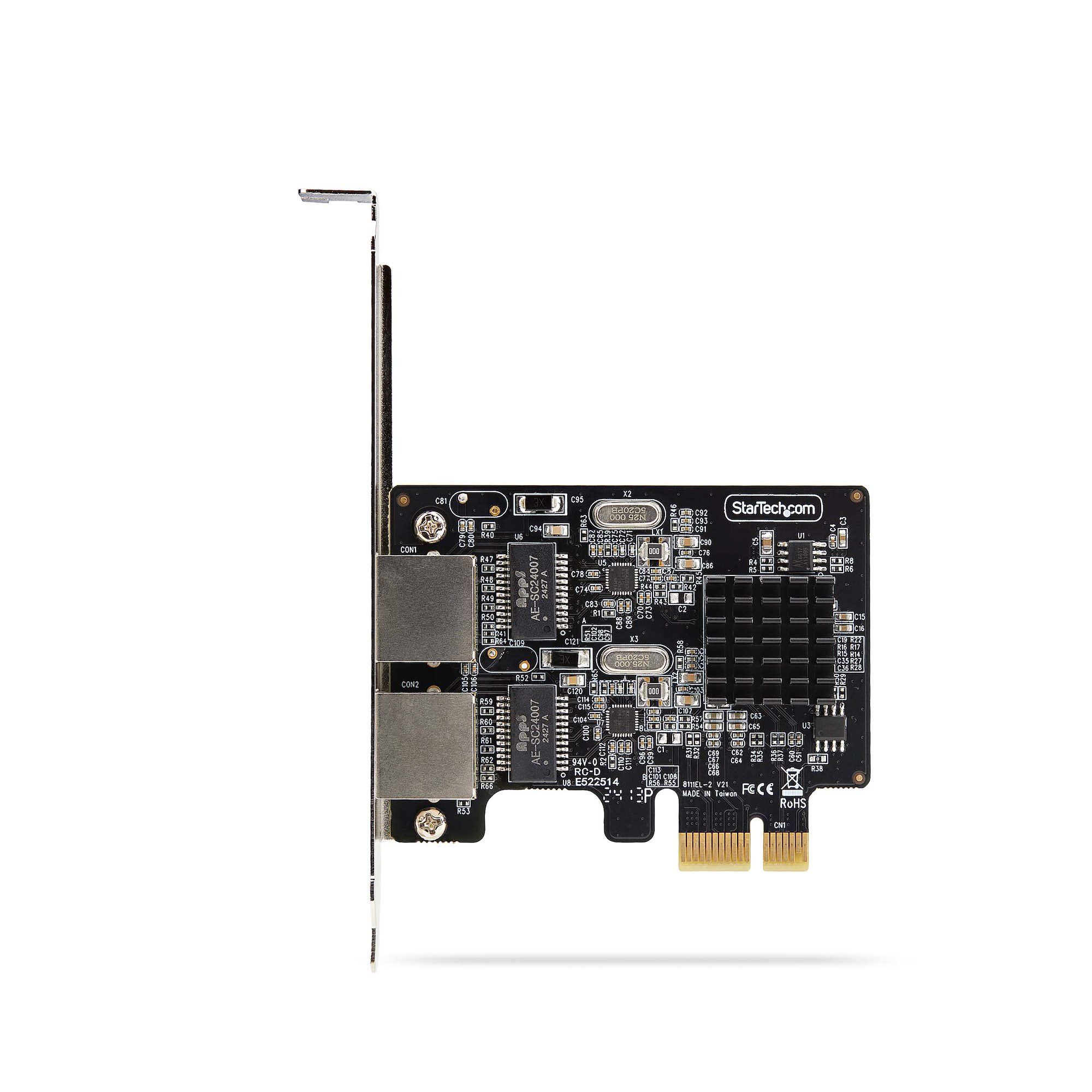 Network Adapter For Pc Dual Port PCIe Gigabit Network Card - Intel 82576 Chip 10/100/1000Mbps Ethernet Adapter For Server/PC Intel 82576 Server NIC