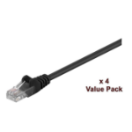 Microconnect V-UTP520SVP networking cable Black 20 m Cat5e U/UTP (UTP)