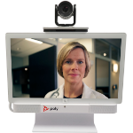 POLY Telehealth Station: G7500 with EagleEyeIV 12x and 24 inch Touch Display