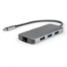 Rocstor Y10A255-A1 notebook dock/port replicator USB 3.2 Gen 1 (3.1 Gen 1) Type-C Black, Silver