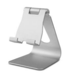 JLC Aluminium Adjustable Tablet Stand - Silver