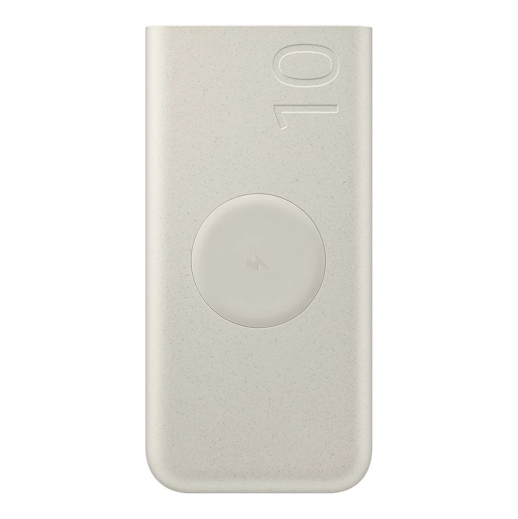 EU Product - Powerbank inductive, 10000 mAh, 2x USB-C, 25W, SFC - Beige thumbnail