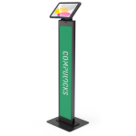Compulocks iPad 10.9" 10th Gen PowerMove Brandable Floor Stand Black