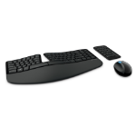 Microsoft Sculpt Ergonomic Desktop keyboard RF Wireless German Mouse included Black