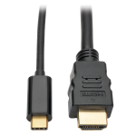Tripp Lite U444-003-H video cable adapter 35.4" (0.9 m) USB Type-C HDMI Black