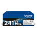 Brother TN-241BKTWIN cartucho de tóner 2 pieza(s) Original Negro