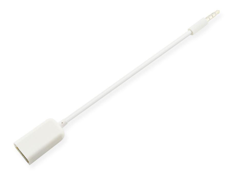 Microconnect AUDUSBFW audio cable 0.2 m 3.5mm USB Type-A White