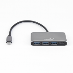 Rocstor Y10A200-A1 interface hub USB 3.2 Gen 1 (3.1 Gen 1) Type-C Black