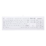 CHERRY AK-C8100F-UVS-W/UK keyboard USB QWERTY UK English White AKC8100FUVSW/UK
