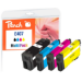 Peach PI200-937 ink cartridge 4 pc(s) Compatible Black, Cyan, Yellow