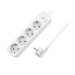 LogiLink LPS245 power extension 1.5 m 4 AC outlet(s) Indoor White