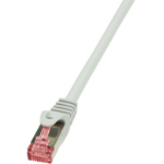 LogiLink Cat.6 S/UTP, 0.25m networking cable Grey Cat6 S/FTP (S-STP)