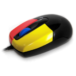 Accuratus MOU-JUNIOR-BLK mouse Right-hand USB Type-A Optical 800 DPI