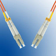 Image of Microconnect LC/PC-LC/PC 5m 62,5/125 MM fibre optic cable OM1 Orange