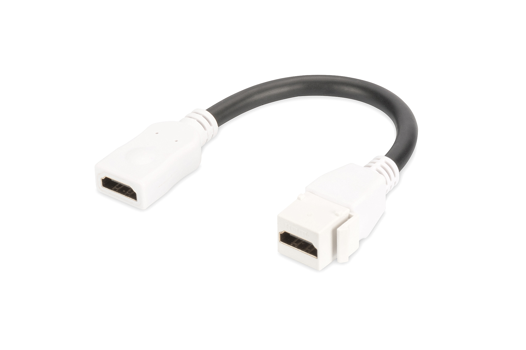 Image of Digitus HDMI 2.0 Keystone Module with 12 cm cable (Female/Female)