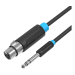Vention BBEBJ audio cable 5 m XLR Black