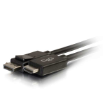 C2G 15ft (4.6m) DisplayPortTM Male to HDMITM Male Adapter Cable - Black