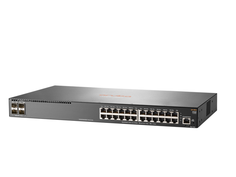 JL259A#ABB Hewlett-Packard Enterprise 2930F 24G 4SFP - Managed - L3 - Gigabit Ethernet (10/100/1000) - Full duplex - Rack mounting - 1U