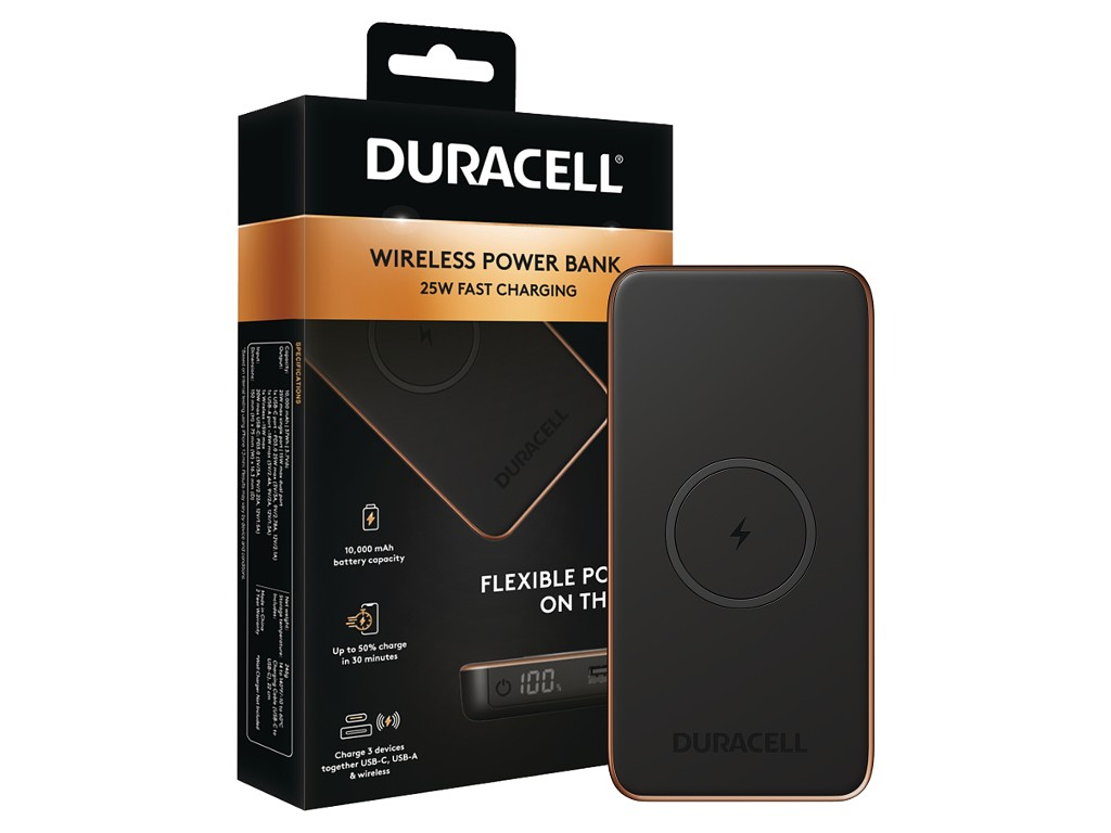 Duracell DRPB3040A power bank 10000 mAh Black
