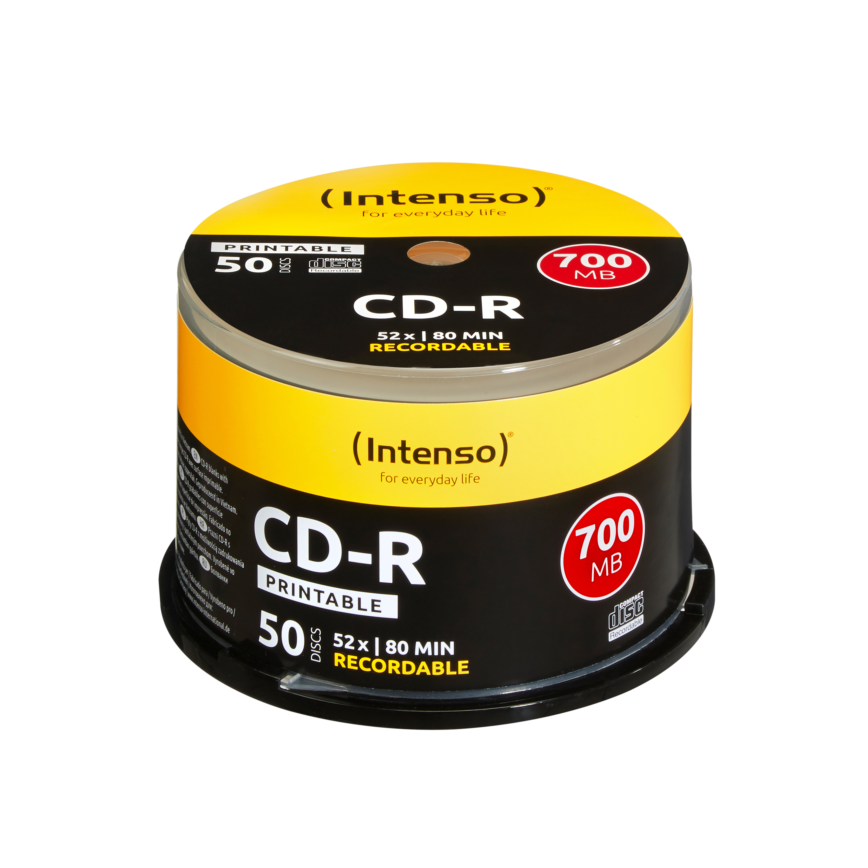 Image of Intenso 1801125 blank CD CD-R 700 MB 50 pc(s)