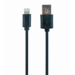Gembird CC-USB2-AMLM-1M lightning cable Black