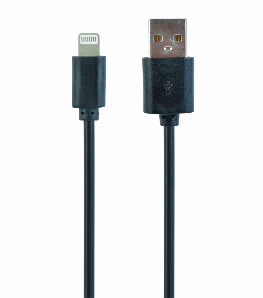 Gembird CC-USB2-AMLM-2M lightning cable Black