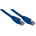 QVS 2.13m, Cat6a, RJ45, m/m networking cable Blue 83.9" (2.13 m)