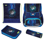 Herlitz Loop Plus Soccer school bag set Boy Polyester Blue, Navy