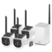 Swann MaxRanger4K Solar Security System with Long Range Wireless and 64GB SD Card -4 Pack