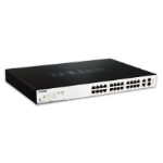 D-Link DGS-1100-26MP network switch Managed L2 Gigabit Ethernet (10/100/1000) Power over Ethernet (PoE) 1U Black