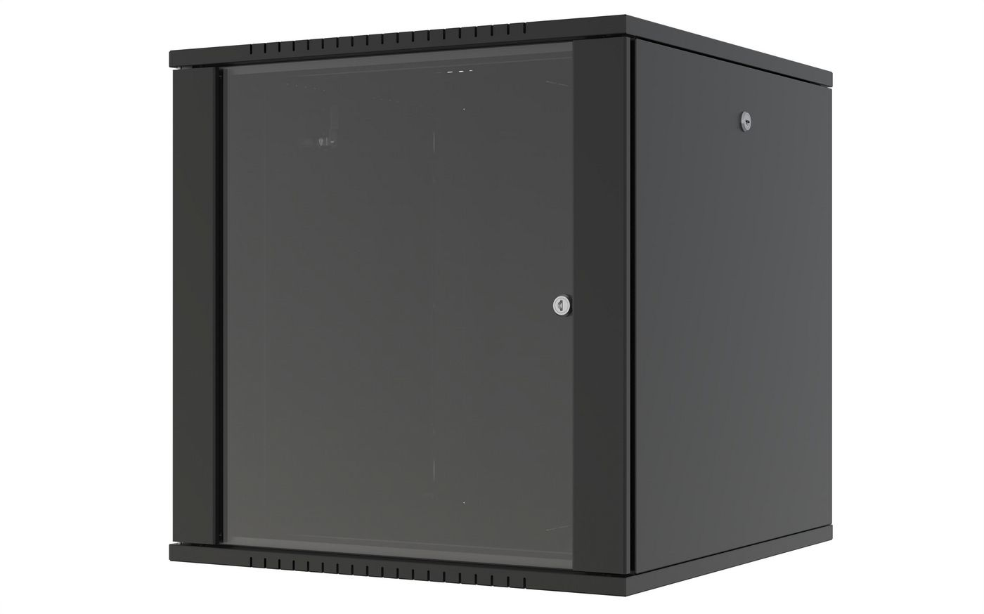 Quick Assembly Flat pack 19"  12U Rack Wall Mount W:600 x  D:600 x H:645mm - Black