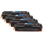 G&G Image 21689 Toner MultiPack Bk,C,M,Y, 4x8.7K pages 2400pg + 3x2100pg Pack=4 (replaces HP 415A/W2030A 415A/W2031A 415A/W2032A 415A/W2033A) for HP E 45028/M 454