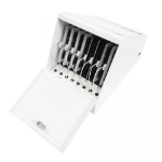 Loxit 7710 portable device management cart/cabinet Portable device management cabinet White