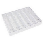 Ergotron 97-450 desk drawer organizer Plastic Transparent, White