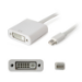 AddOn Networks 0.2m Mini-Displayport/DVI m/f 7.87" (0.2 m) mini DisplayPort White