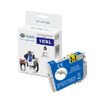 G&G Image 18828 Ink cartridge black, 1x470 pages 14,6ml Pack=1 (replaces Epson 18XL) for Epson XP 30