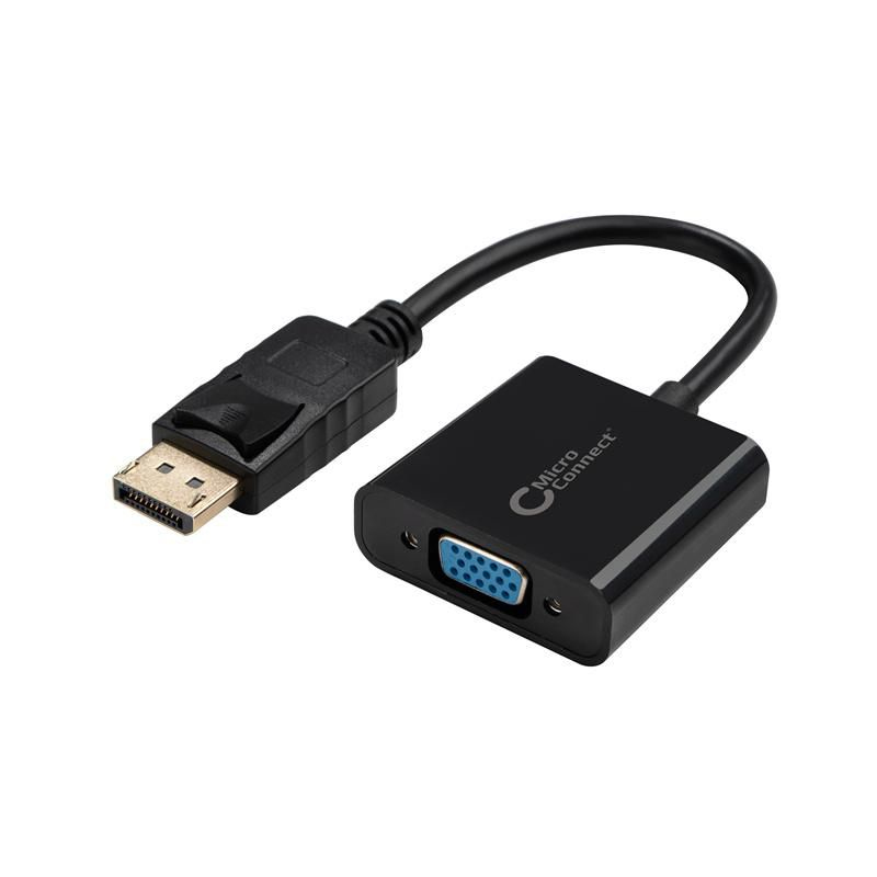 Microconnect Black Dpvga15cm Video Cable Adapter 0.15 M Displayport Vga (D-S