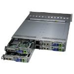 Supermicro SYS-221BT-HNTR server barebone Intel C741 LGA 4677 (Socket E) Rack (2U) Black, Silver