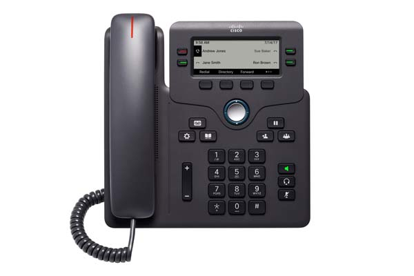 Image of Cisco CP-6841-3PW-UK-K9= IP phone Black 4 lines