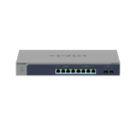 NETGEAR 8-Port Multi-Gigabit/10g Ethernet Ultra60 PoE++ Smart Managed Pro Switch with 2 SFP+ Ports (MS510TXUP)